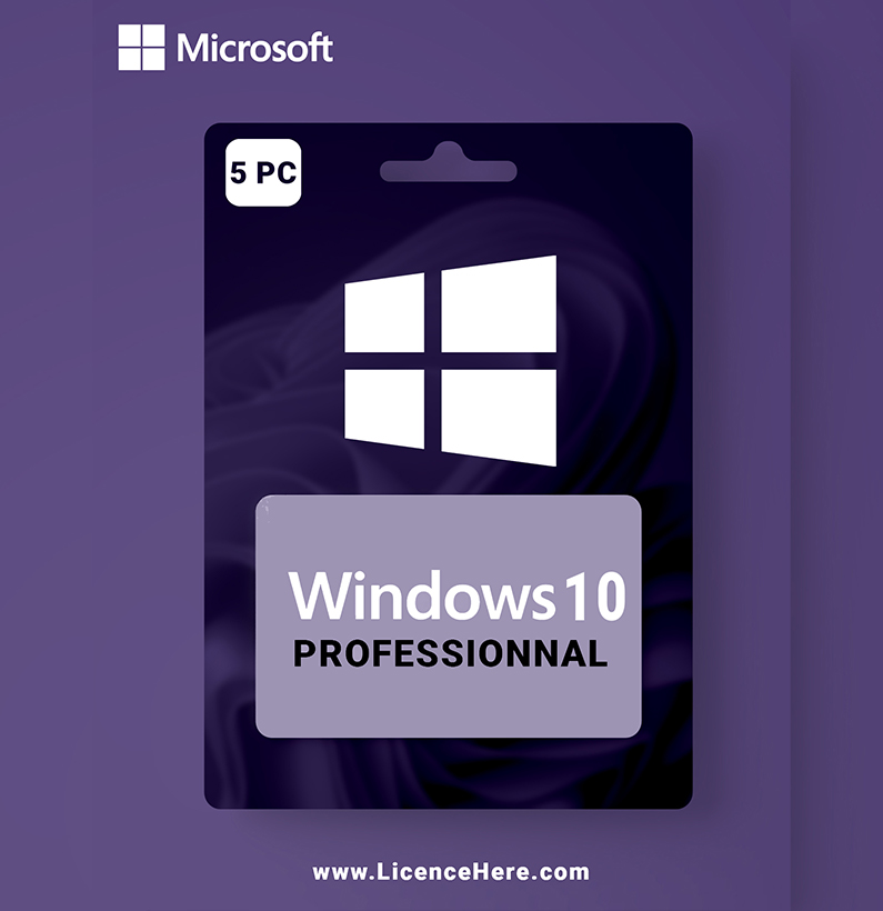win 10 pro 5 pc